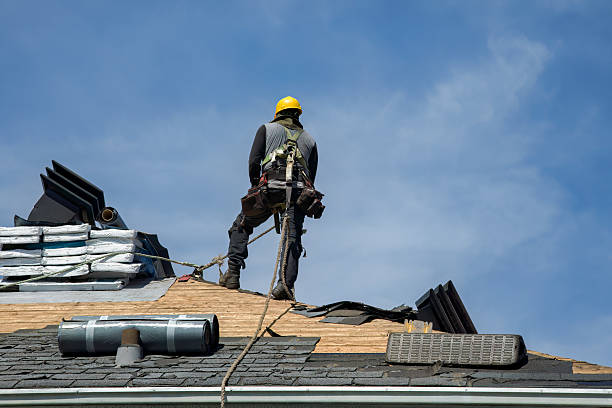 Professional Gutter Installation technician working in Port Ludlow, WA